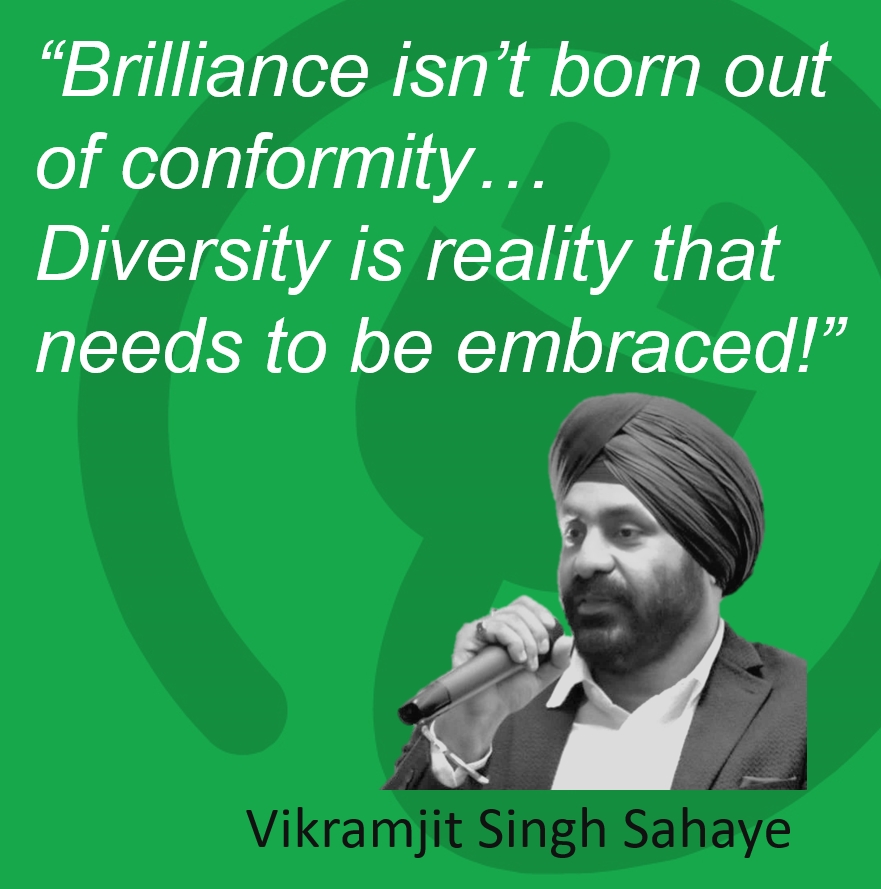 hiringplug founder Vikramjit Singh Sahaye on Diversity hiring quote